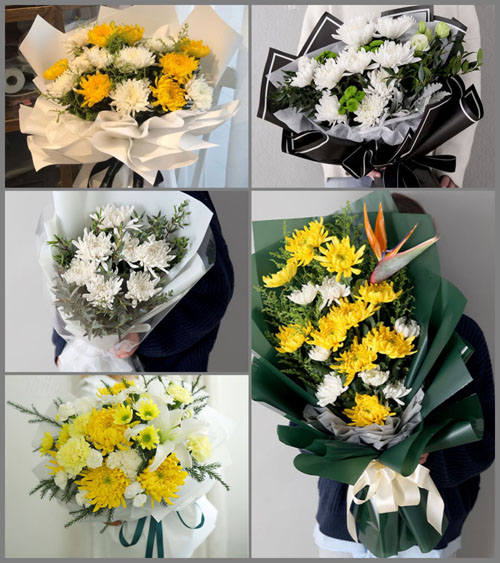 广东揭阳市普宁市南径镇平洋山村白事花束代送